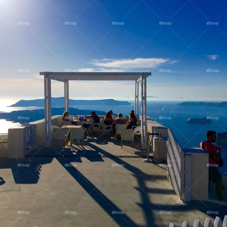 Caldera view from above