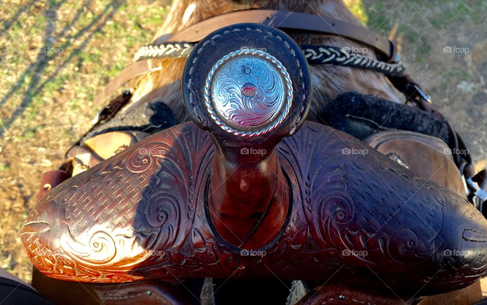 Western saddle 