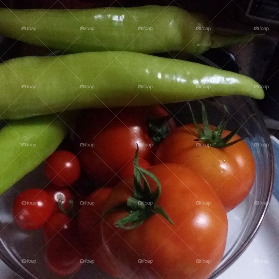 fresh veggies