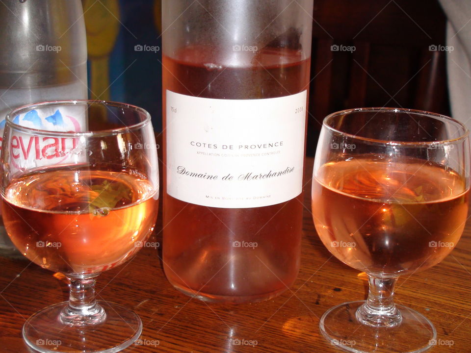 Rose wine 