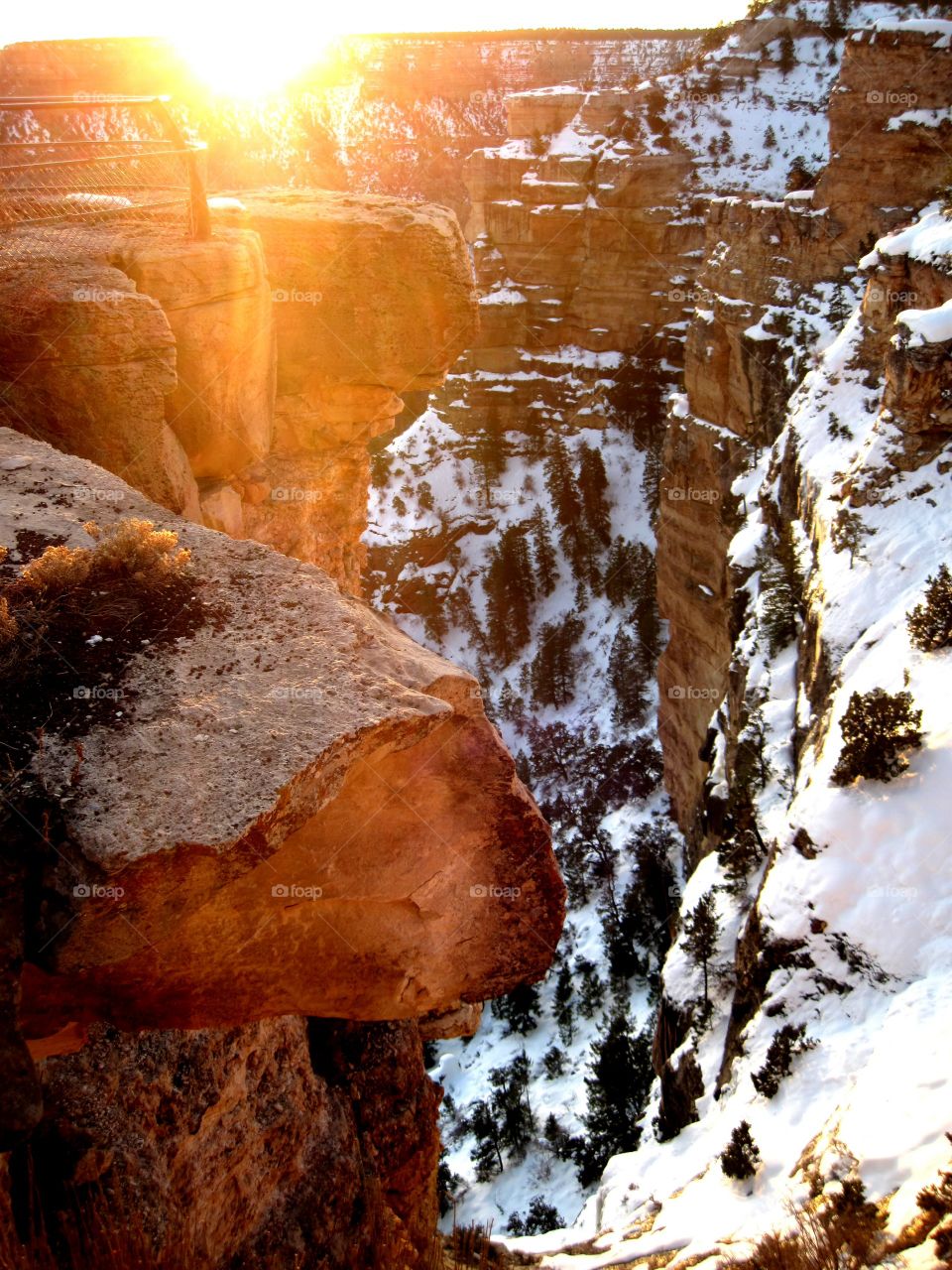 Sunrise over the Grand Canyon