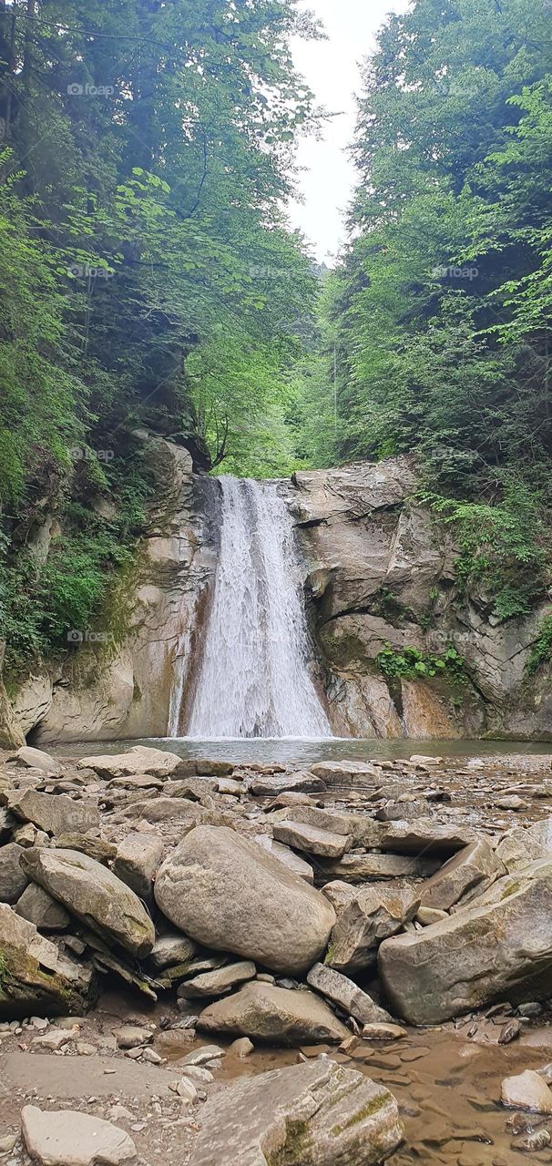 Waterfall in Buzau country