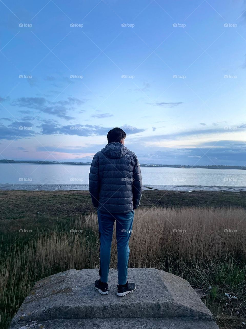 peaceful moment of reflection