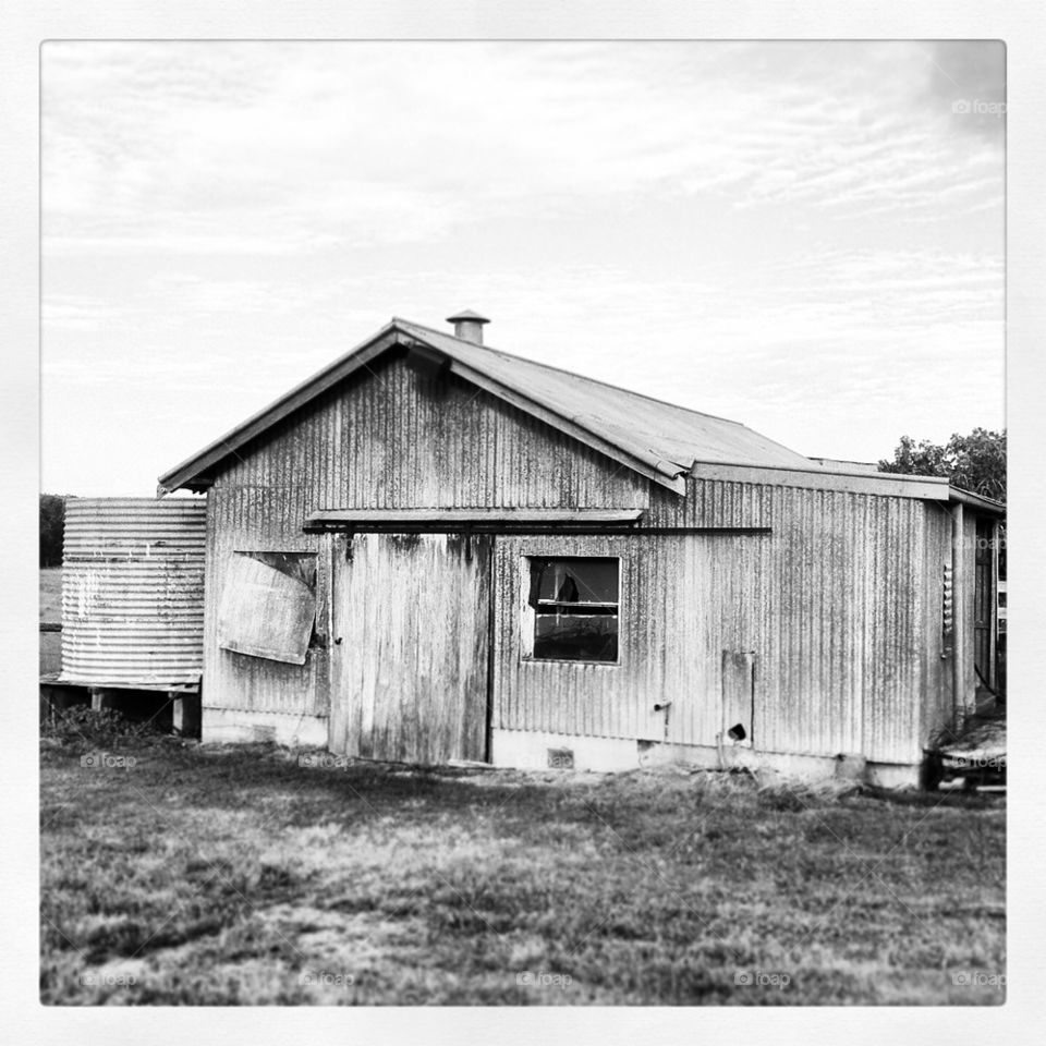 Vintage farm shed