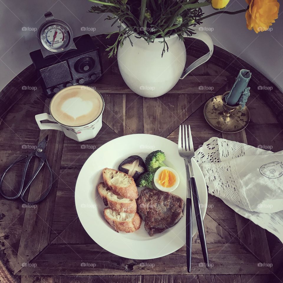 Take photo via overlooking 