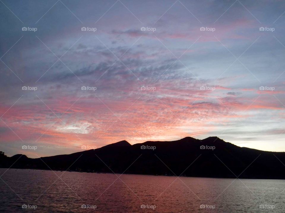 Sunset Catalina Island California 