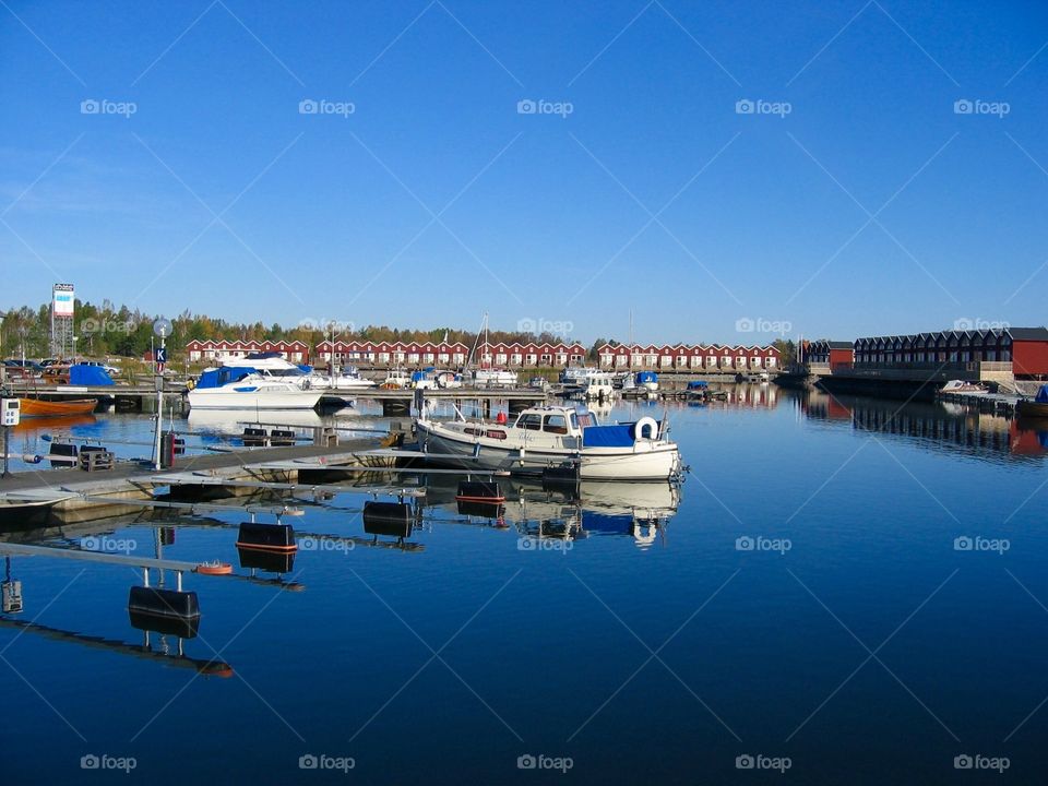 Sunnanå harbour Sweden