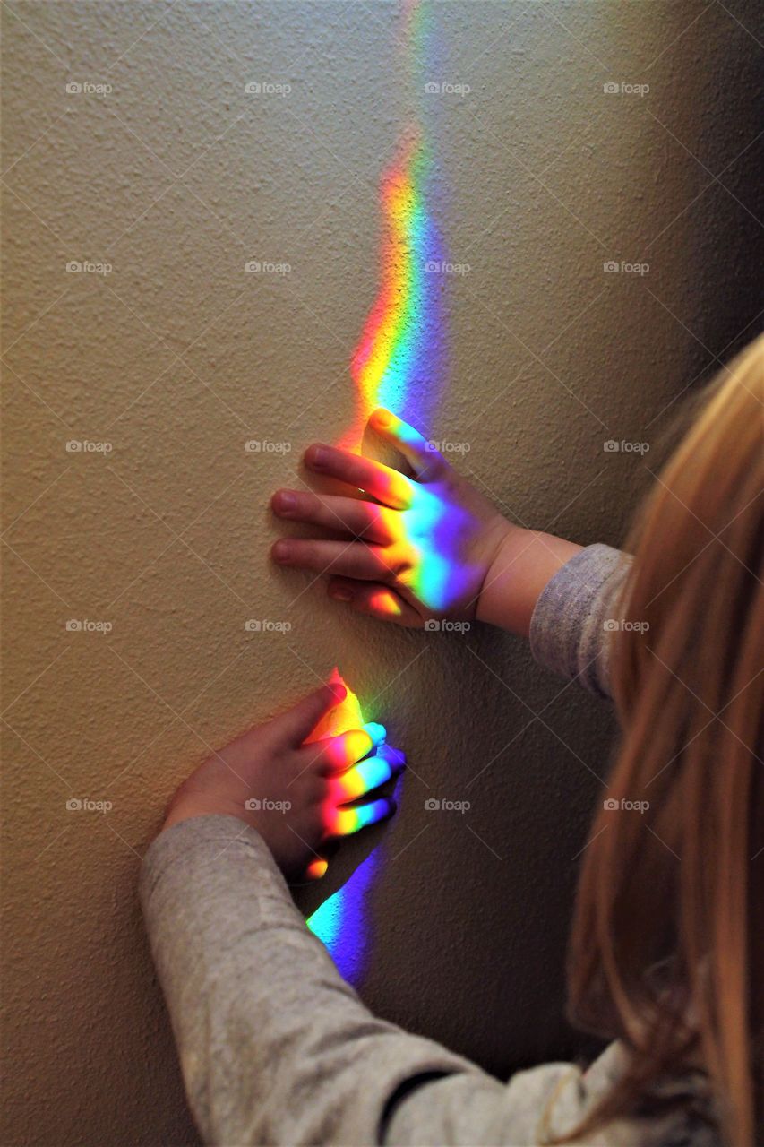 catching a rainbow
