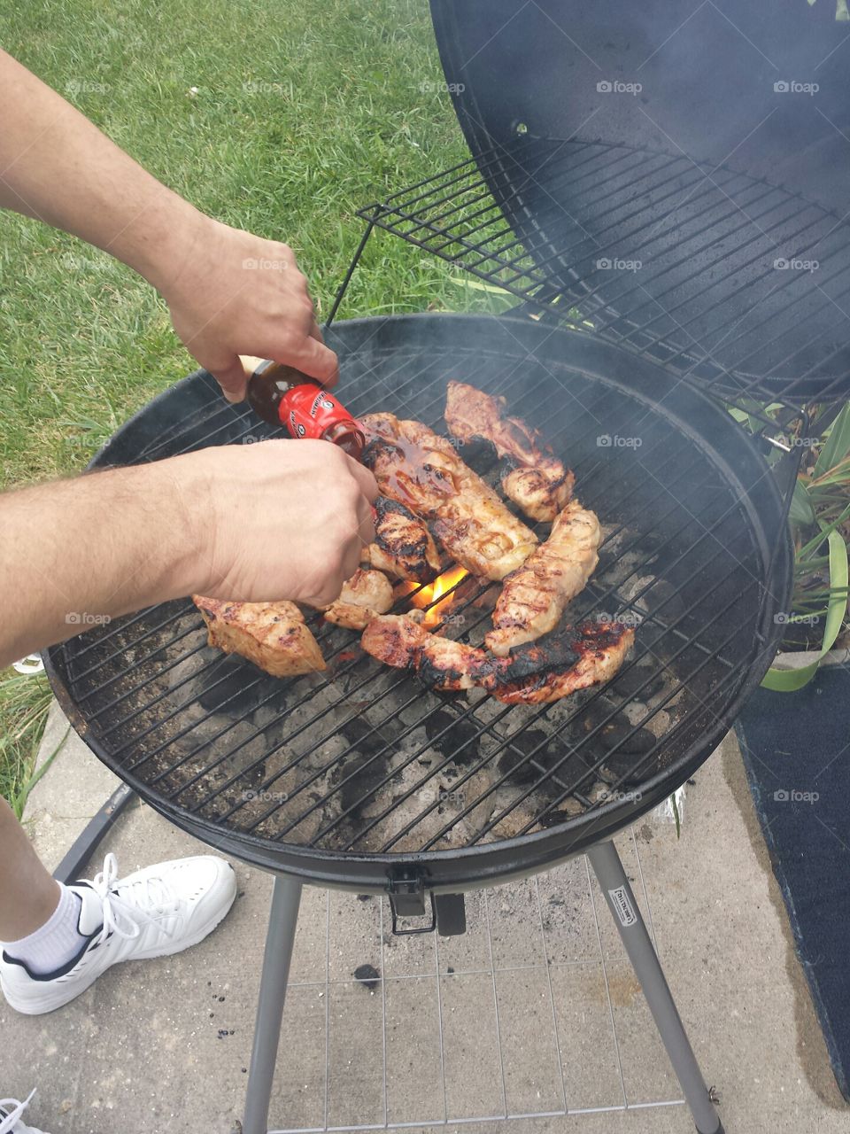 grilled teriyaki country style ribs