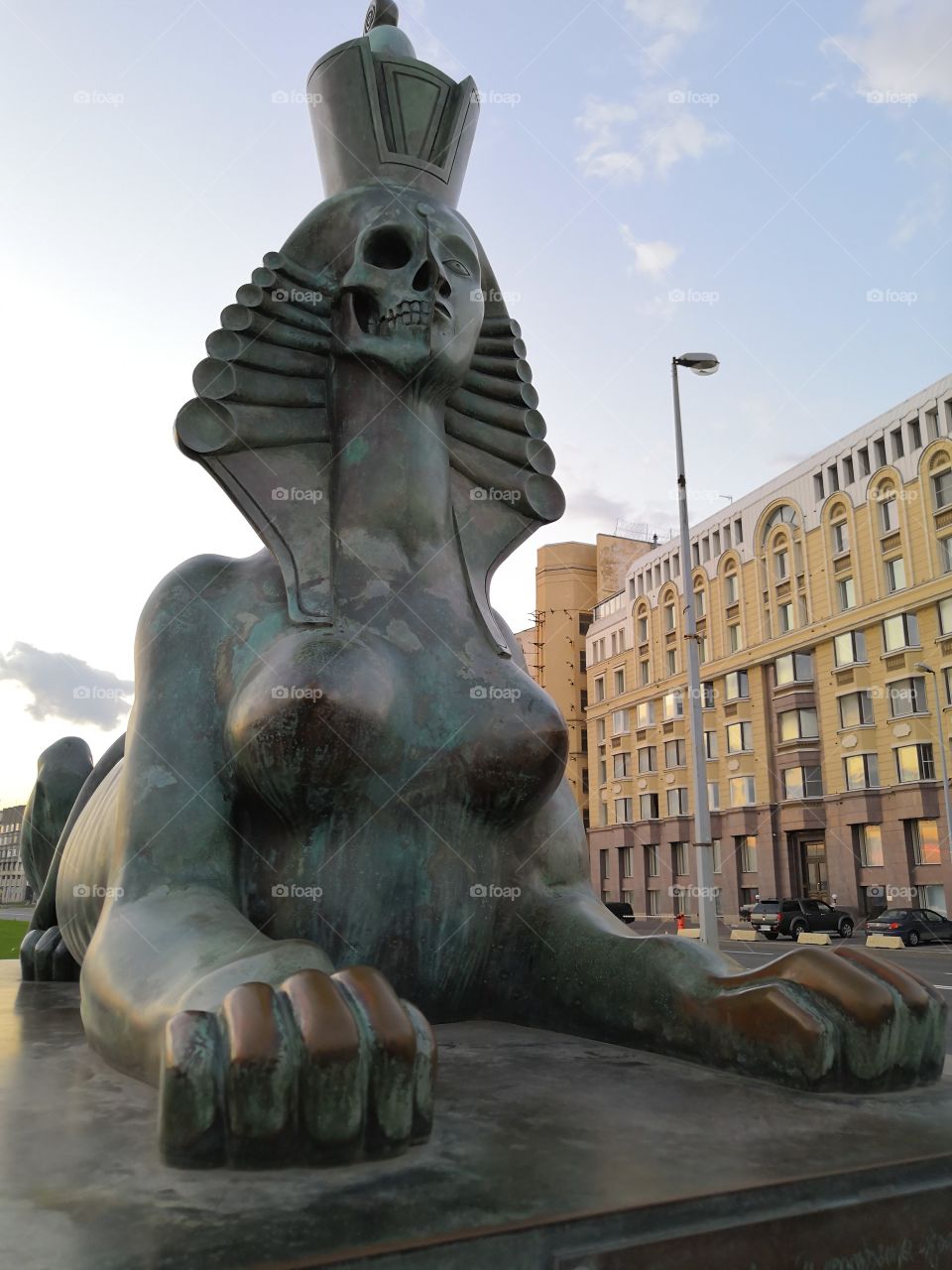Sphinxes. Neva. Saint-Petersburg
