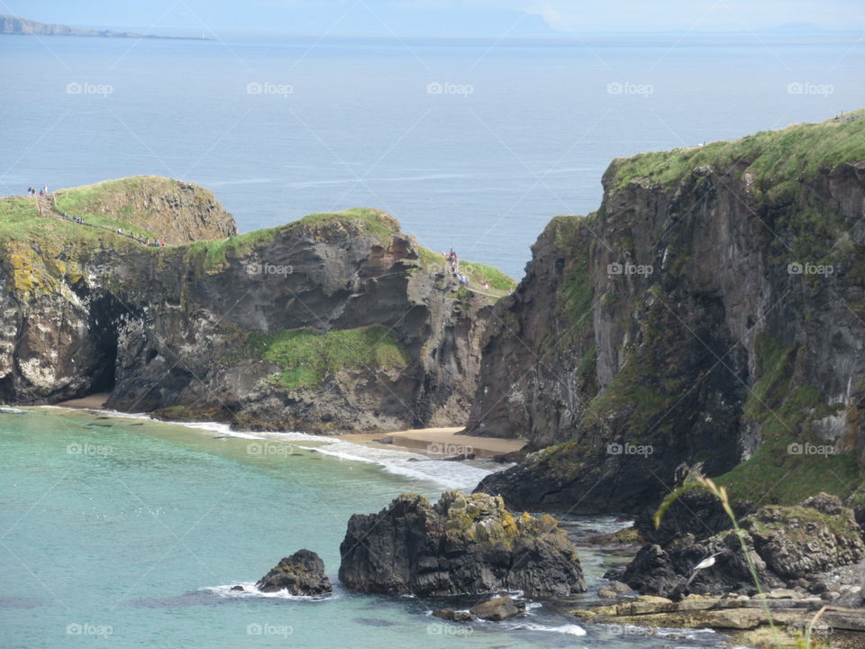 shoreline at carrick-a-bridge. County Antrim