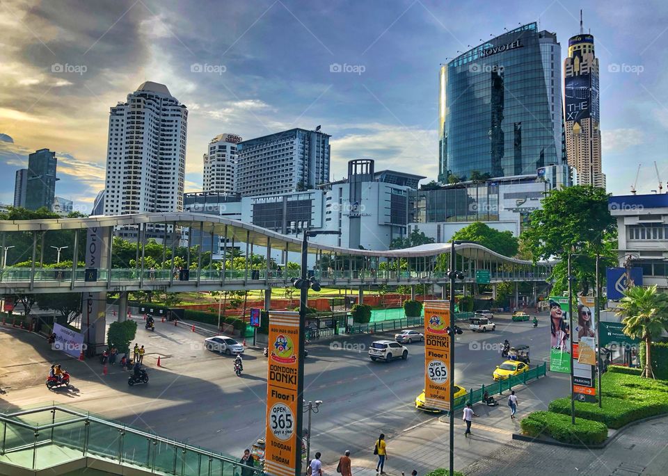 cloudy day in Bangkok 