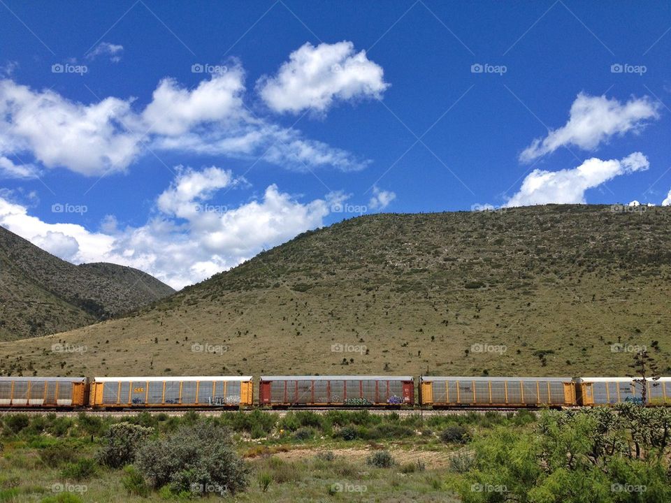 Railroad and landscape