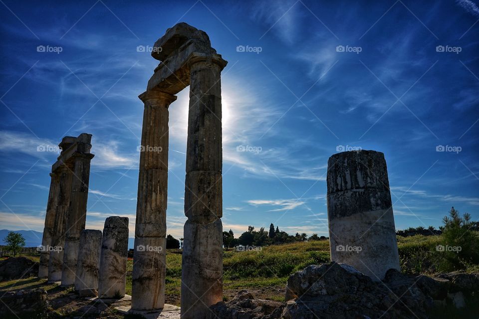 Pamukkale ancient ruins