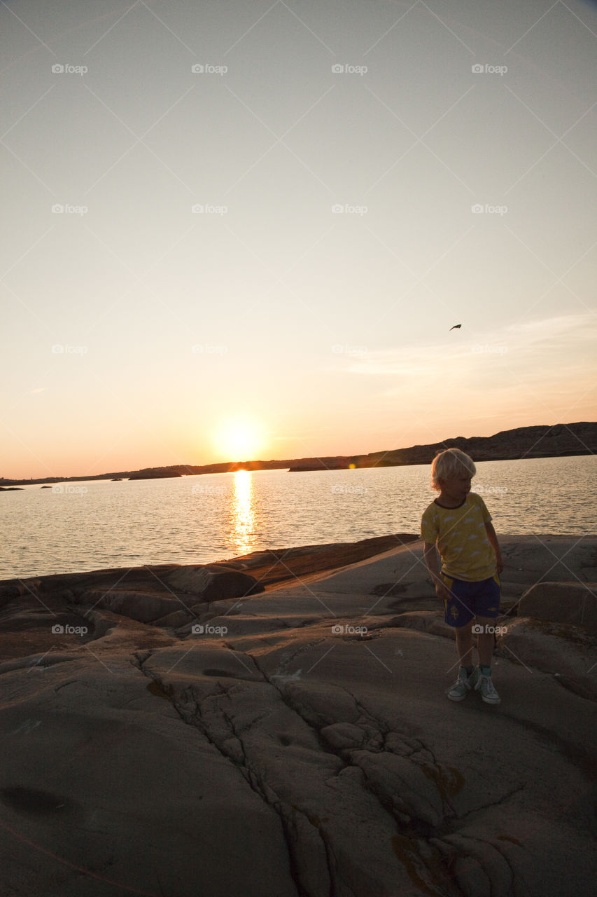 Beach, Sunset, Water, Sea, Ocean