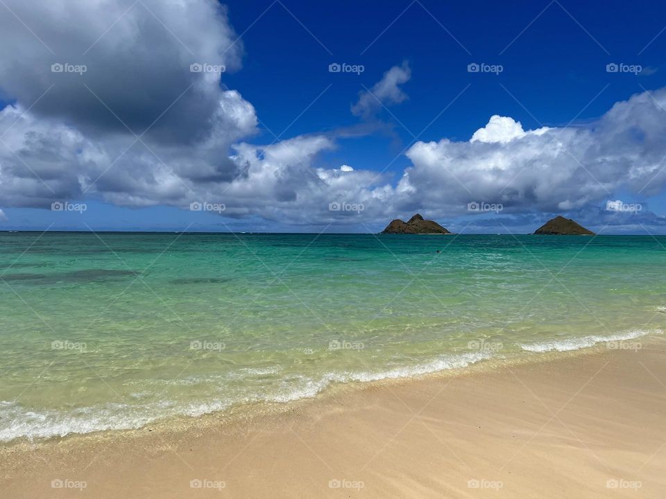 Lanikai Beach in Kailua Hawaii 