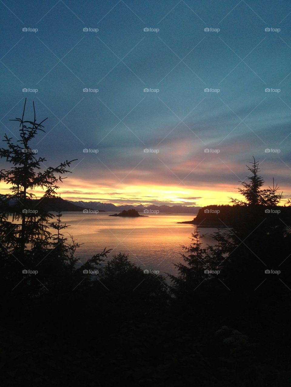 Alaskan sunset
