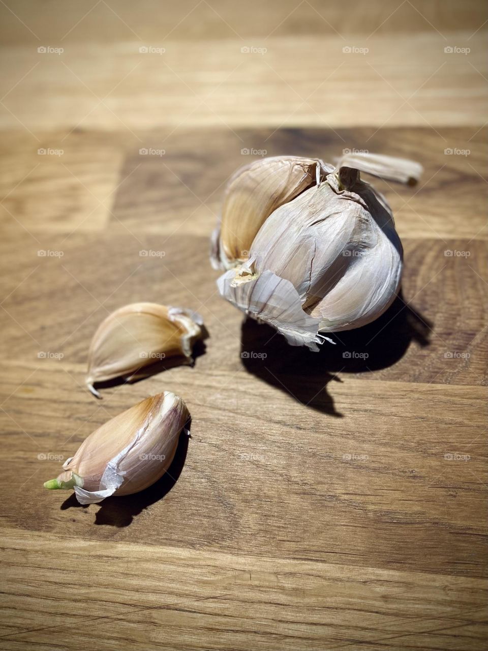 Cloves of garlic 