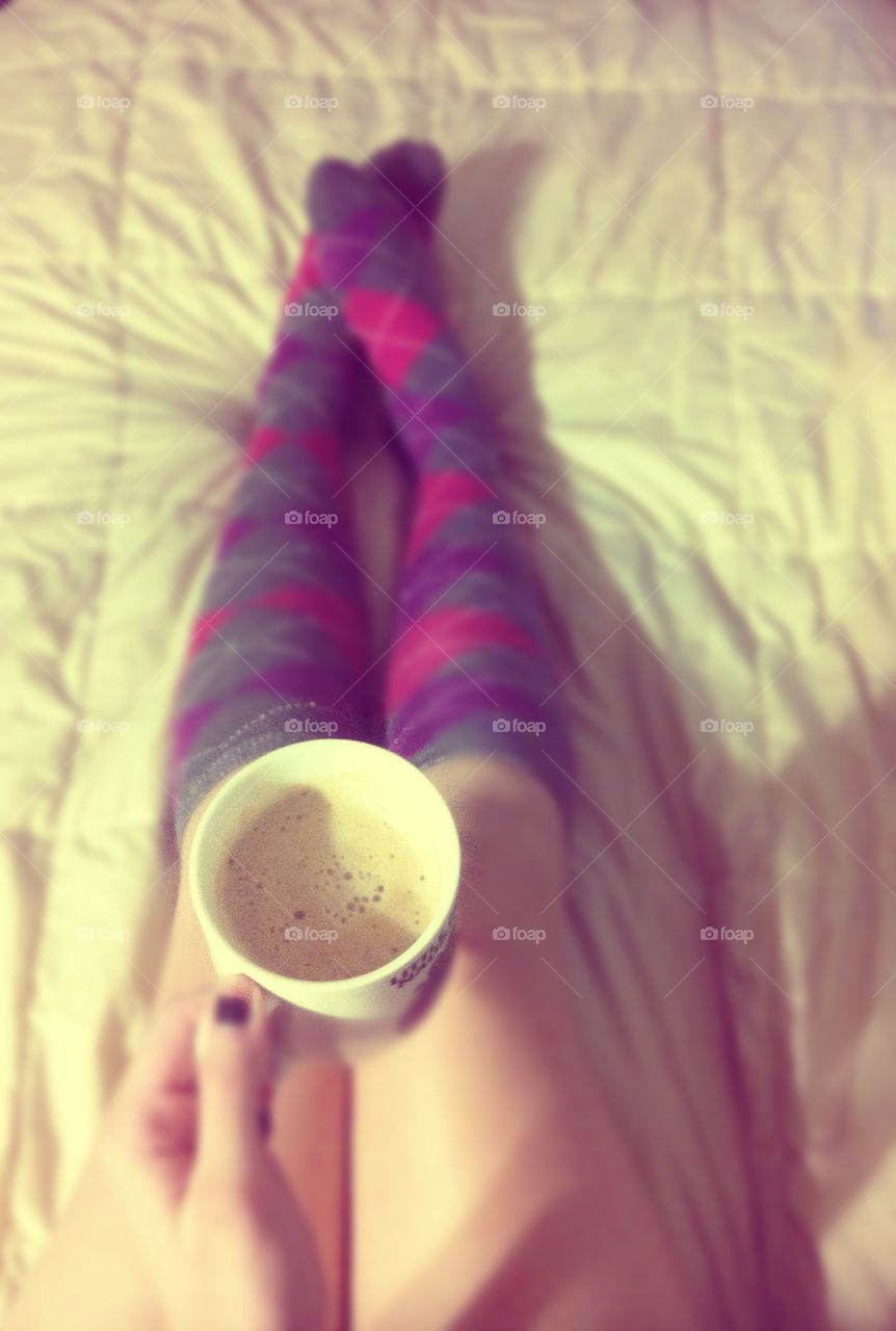 Morning Drink . Nothing beats waking up to a nice warm drink in bed