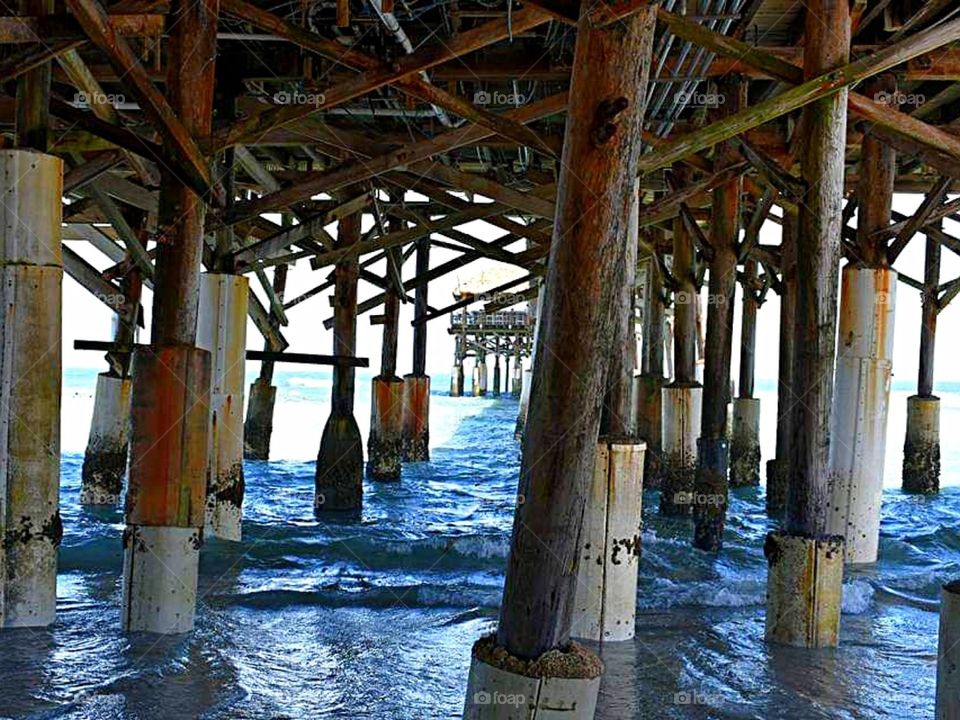 Below the pier