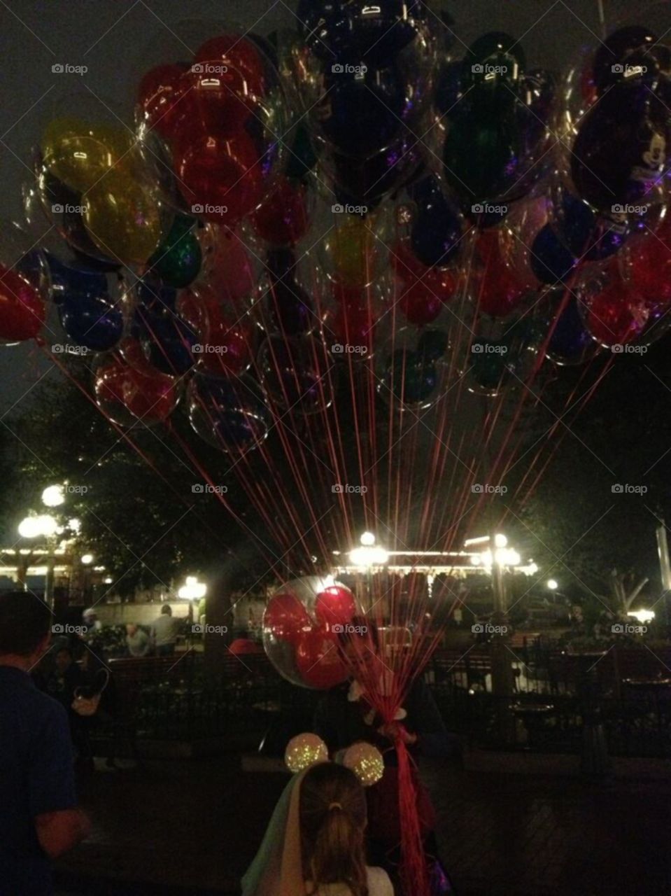 Disney Land balloon bouquet. went to Disney Land for the first time. It was amazing so magical