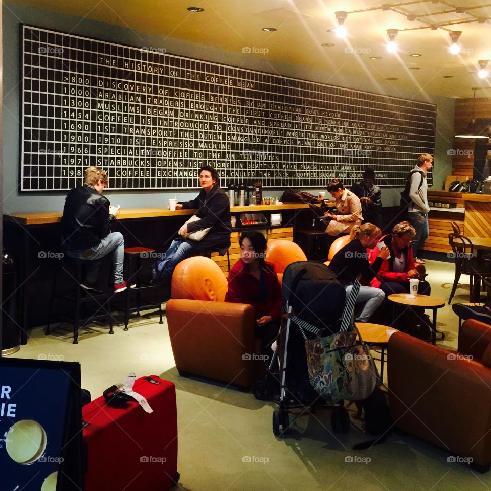 Starbucks interior