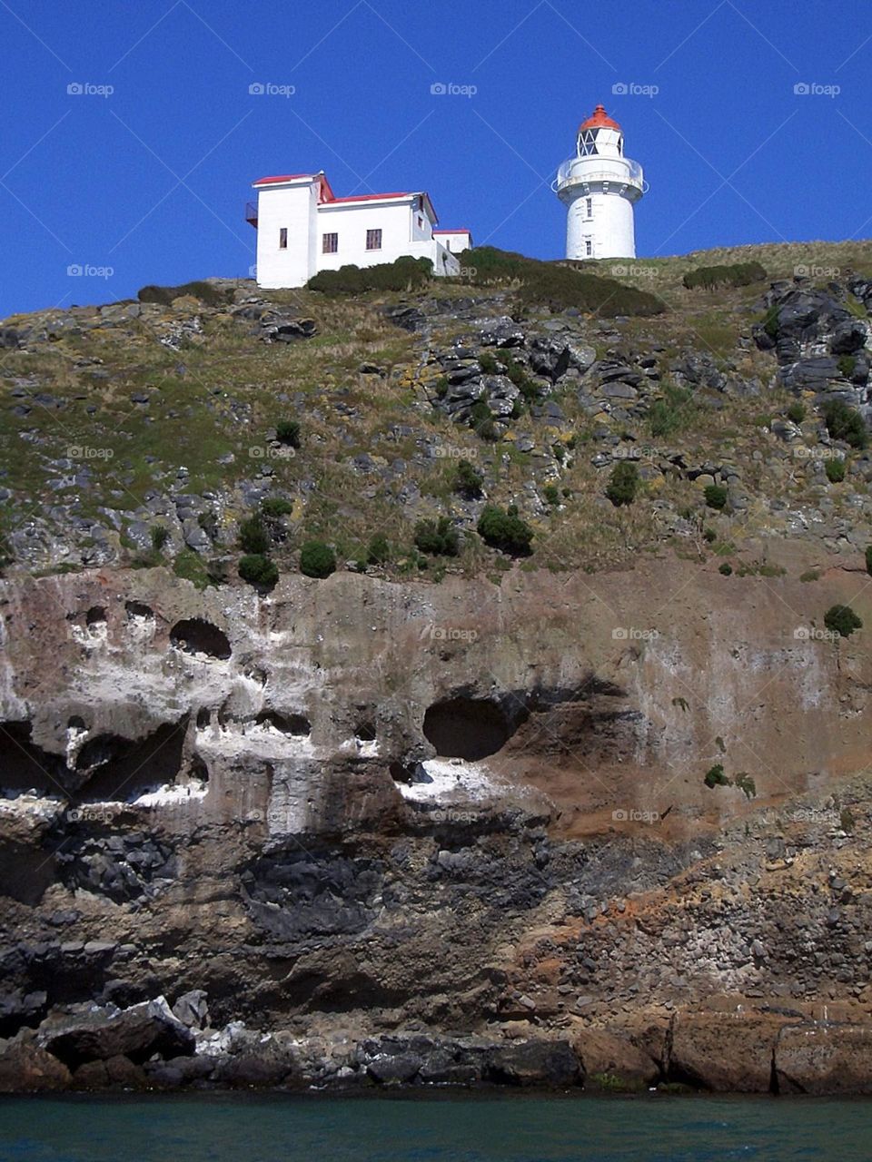 Cliff top lighthouse