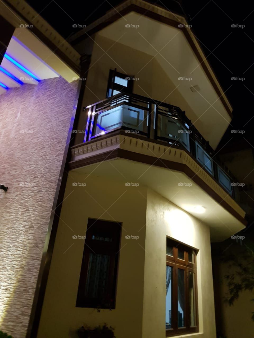 A beautiful latest house with a belcony