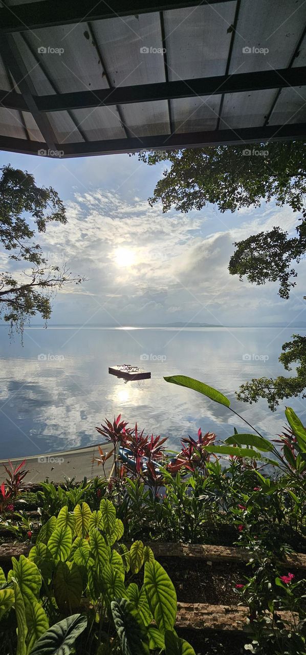 on the lake of Flores