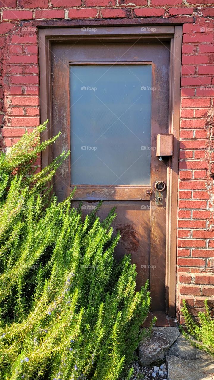 Rusty front door