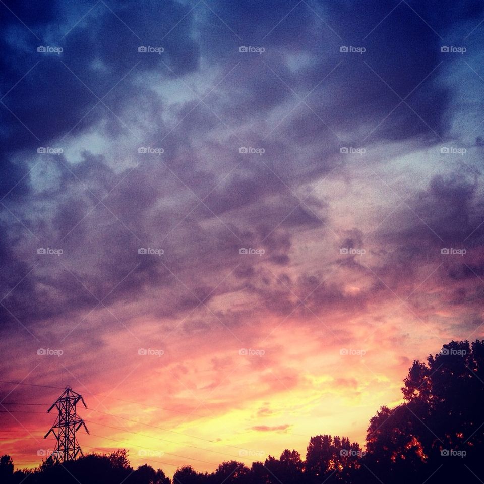 sky pretty sunset clouds by jtina823