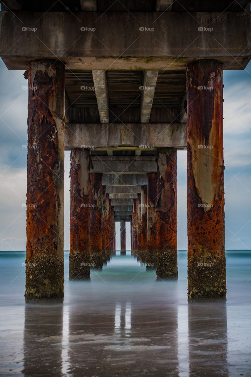 Pier on the ocean