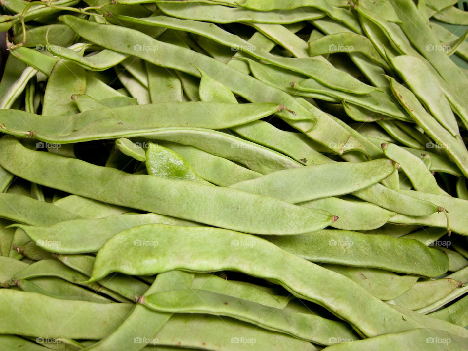 Full frame shot of sugar snap pea