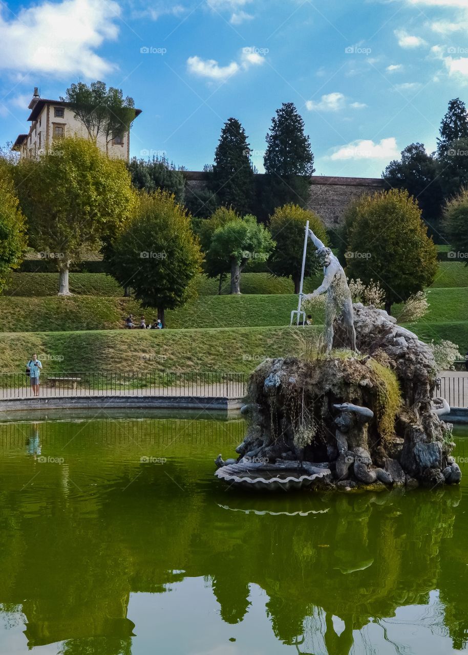 Fuente de Neptuno, Jardines Bóboli (Florence - Italy)