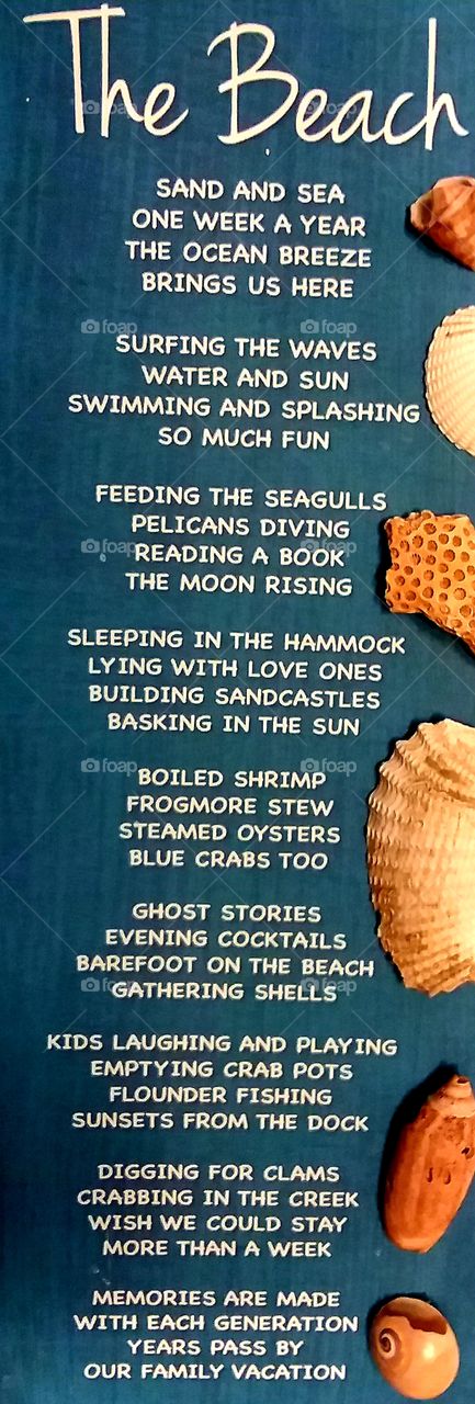 author is Foster Altman he gave these to the crowd at the 4th of July boat parade a few years ago on Pawleys Island SC so families could always reflect on Summer on the Island