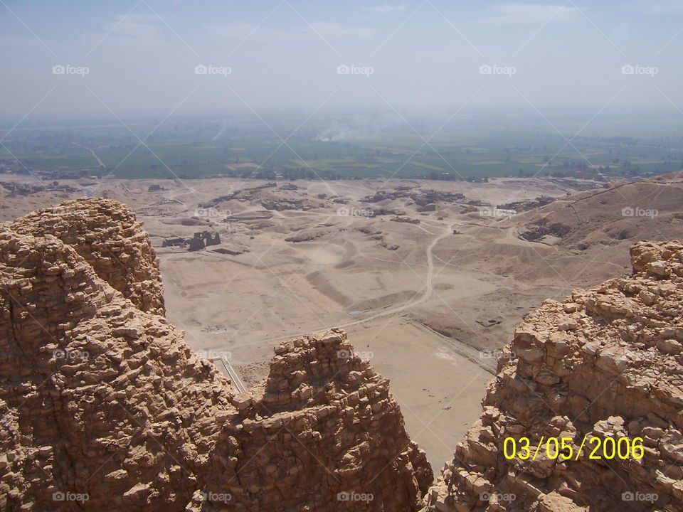Valley of the kings from above