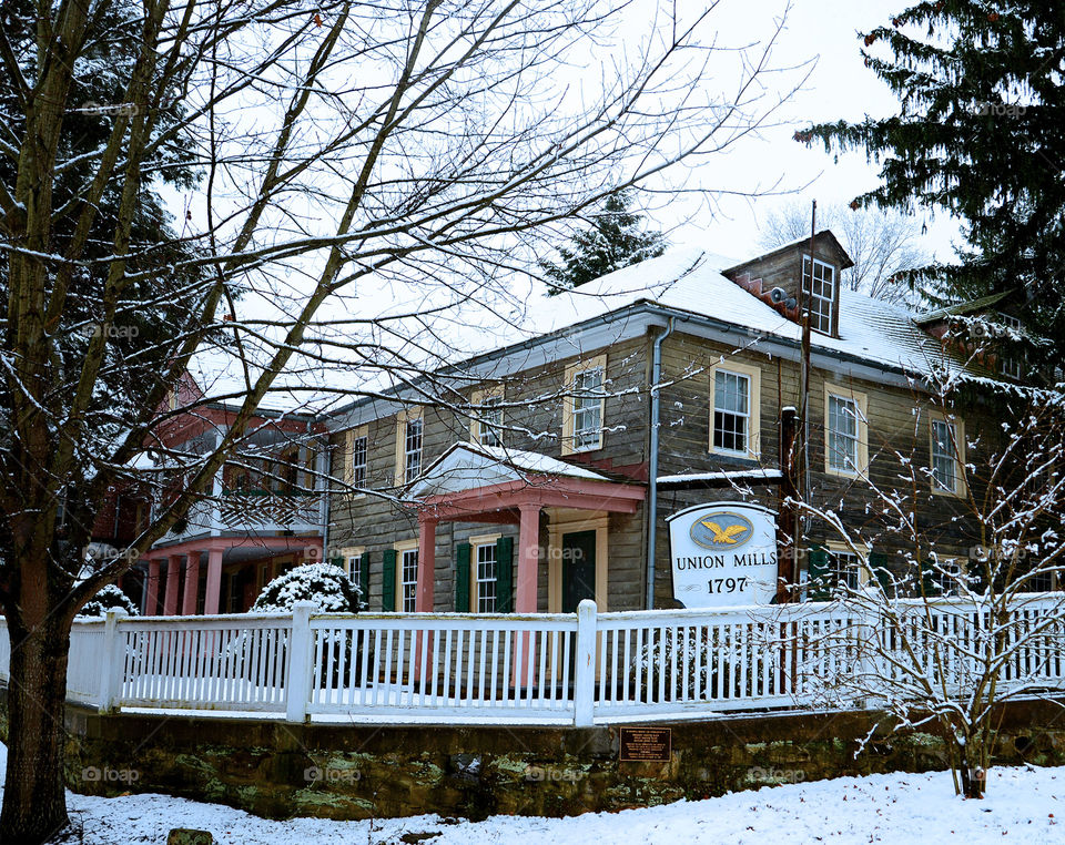 Union Mills Homestead. Historic Union Mills Homestead in Westminster,  MD