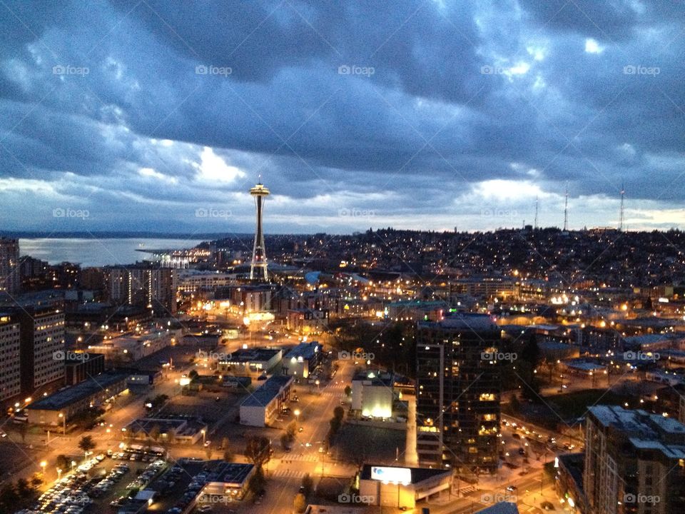 Seattle dusk 