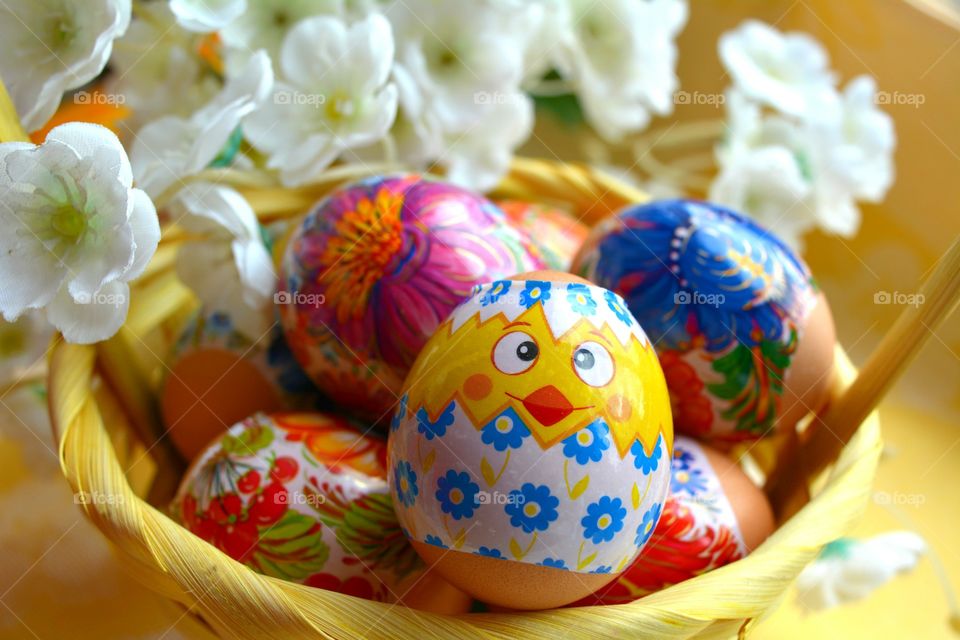 Easter, No Person, Egg, Flower, Decoration