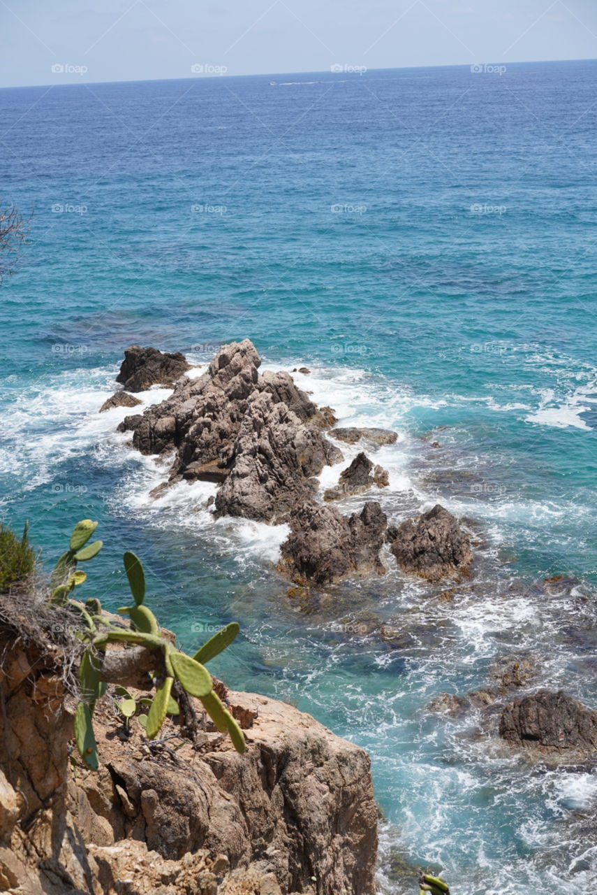 rocas aguas de colores santa cristina de aro