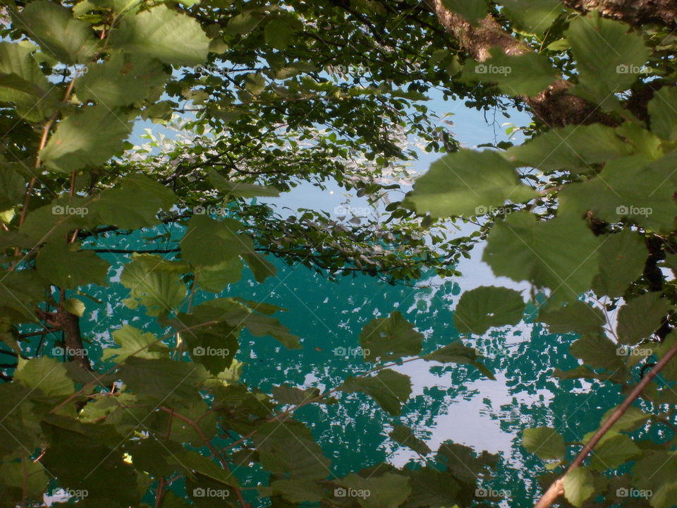 blue lakes in the Caucasus