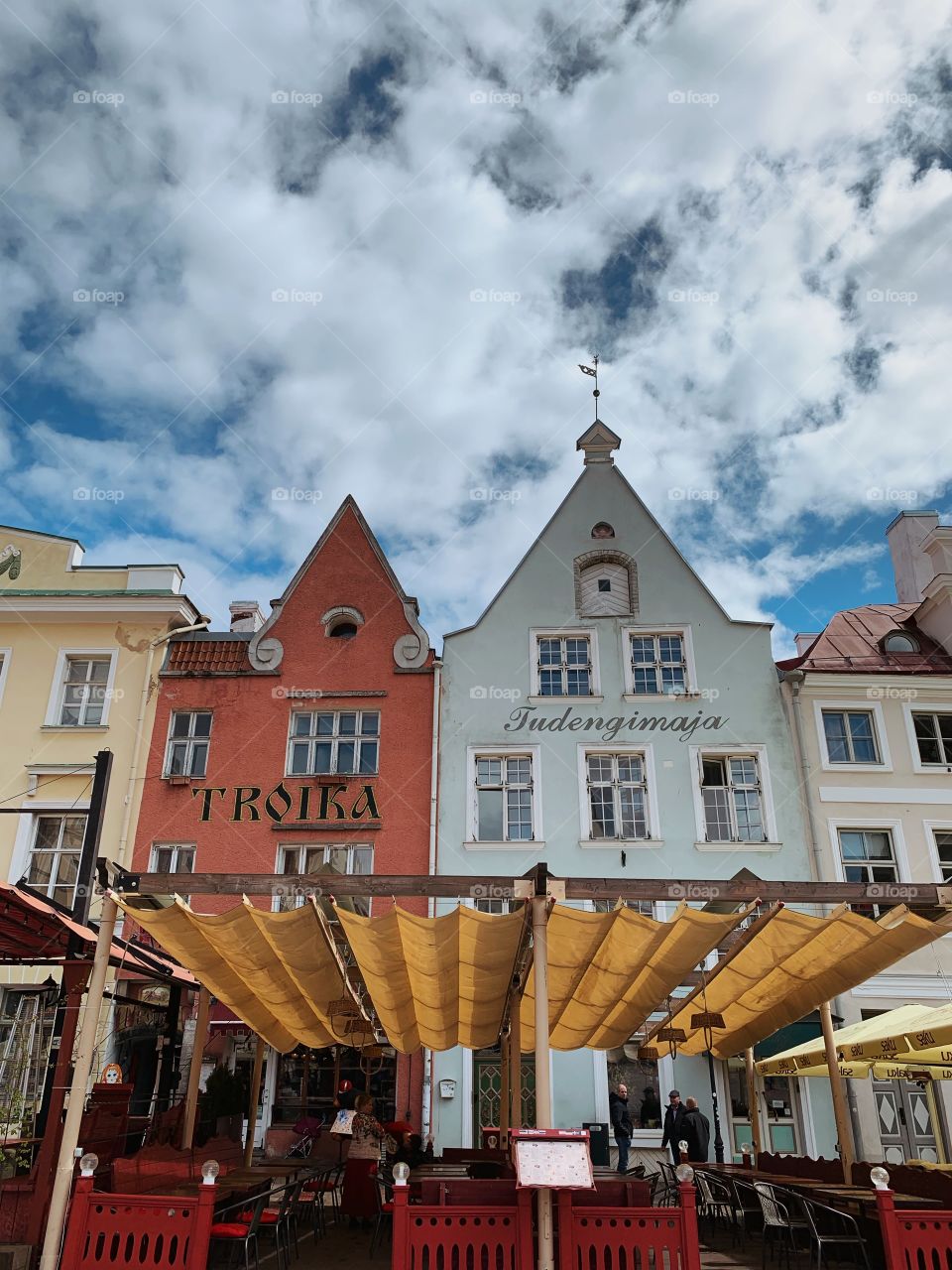 Famous TROIKA restaurant on an Old Tallinn Square 