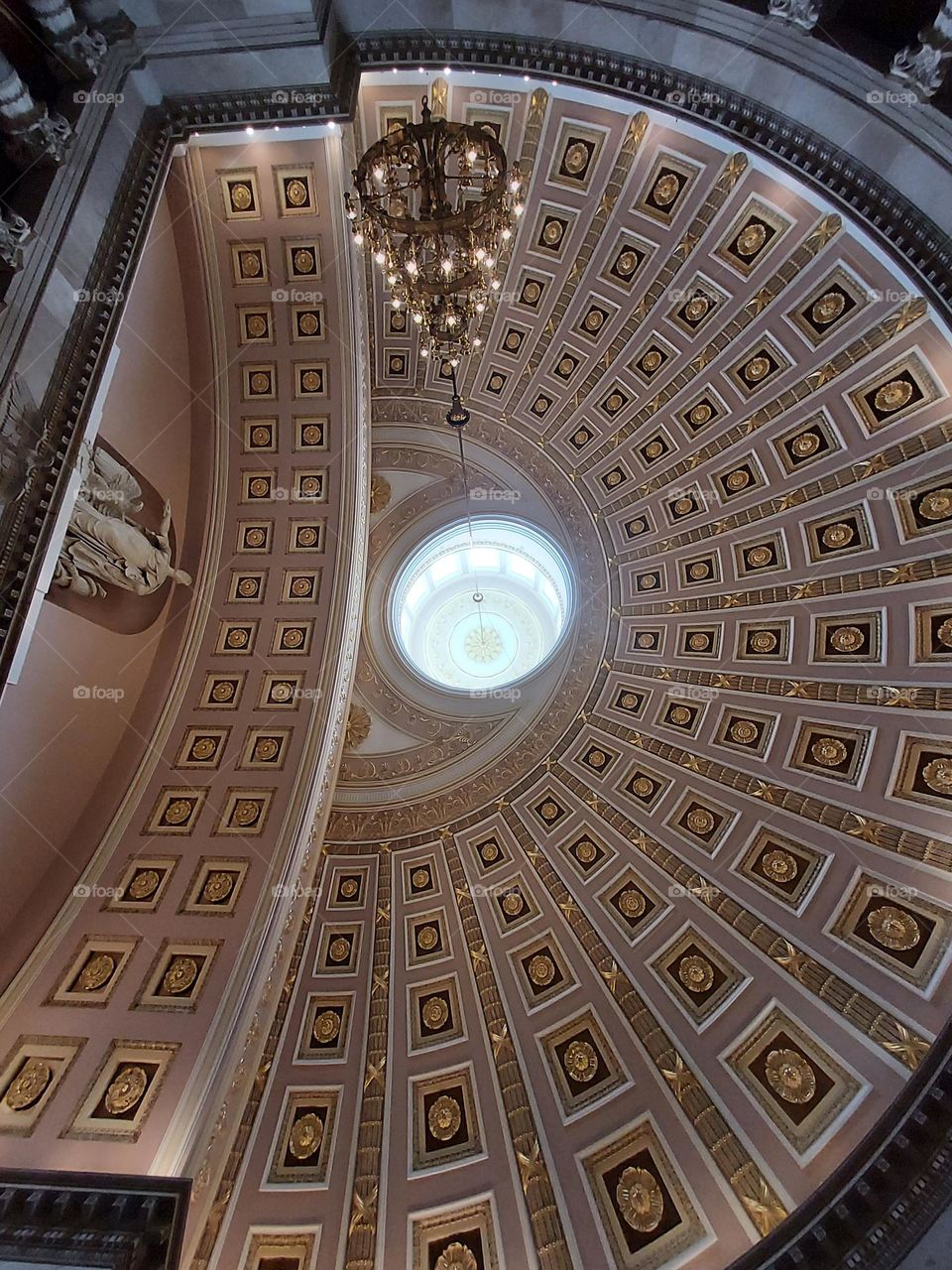 Ceiling of Statue room at Capitol Building Washington DC