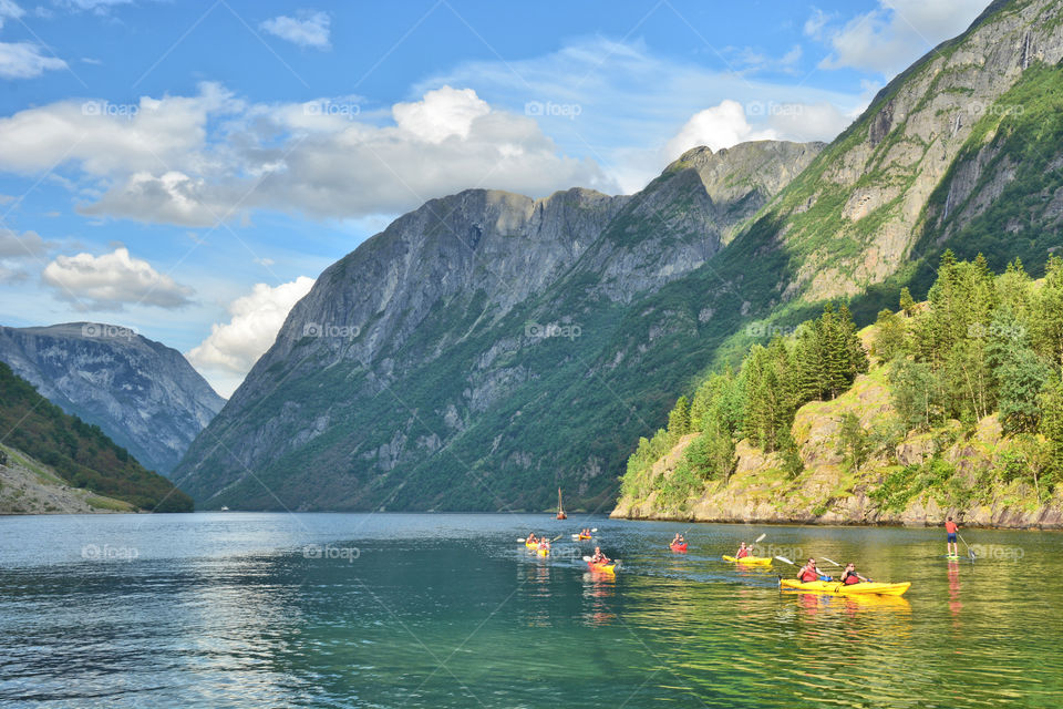 Nærøyfjord at Gudvangen, west Norway