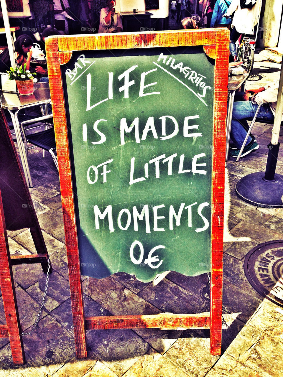 LIFE IS MADE OF LITTLE MOMENTS