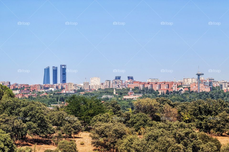 Madrid cityscape 