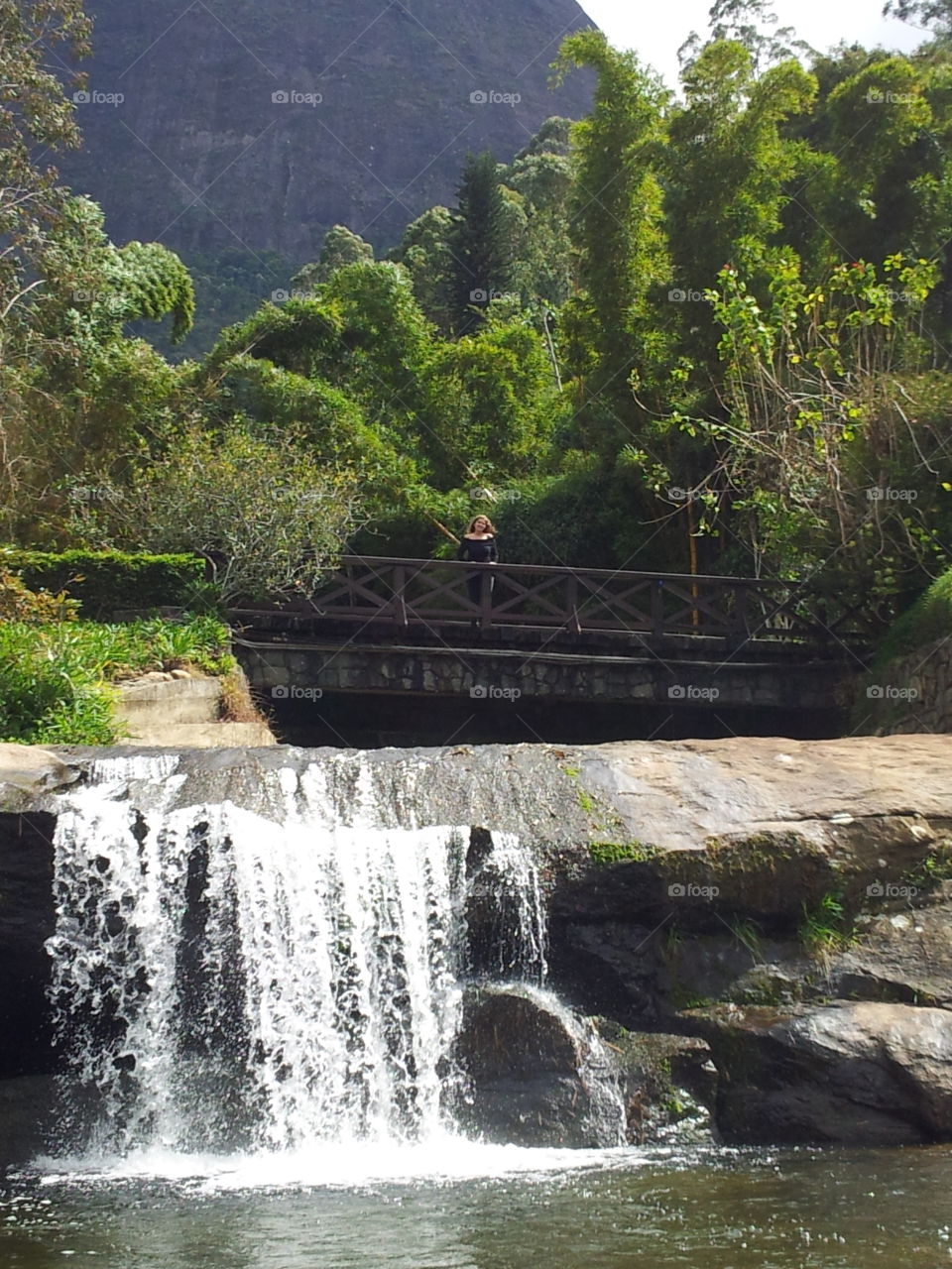 Waterfall. Beautiful day in Araras