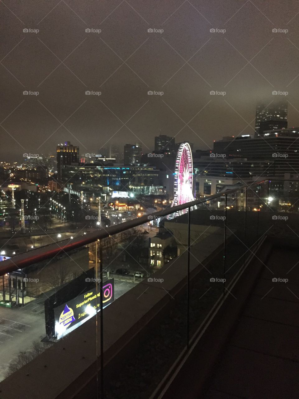 Atlanta night view 