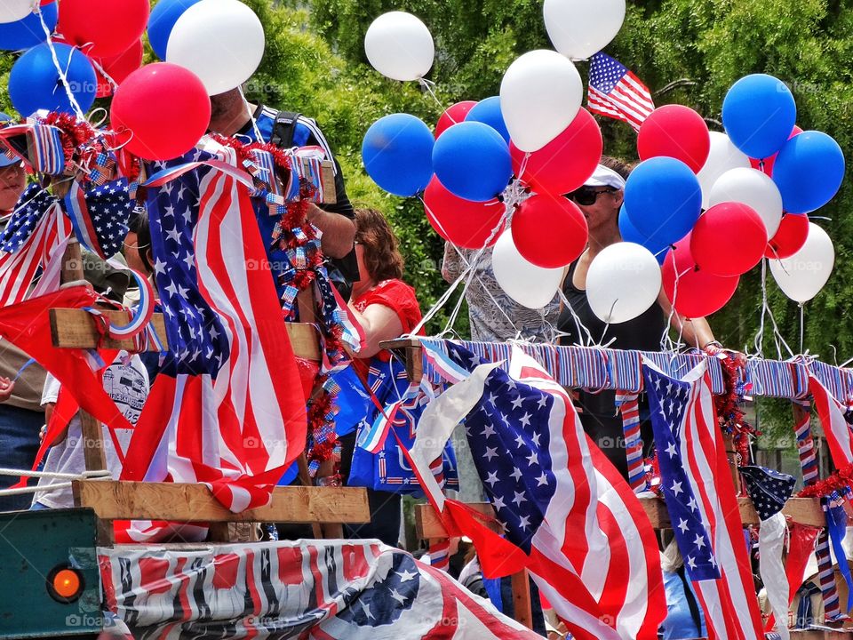 Fourth Of July Parade. Mainstreet USA Fourth Of July Parade

