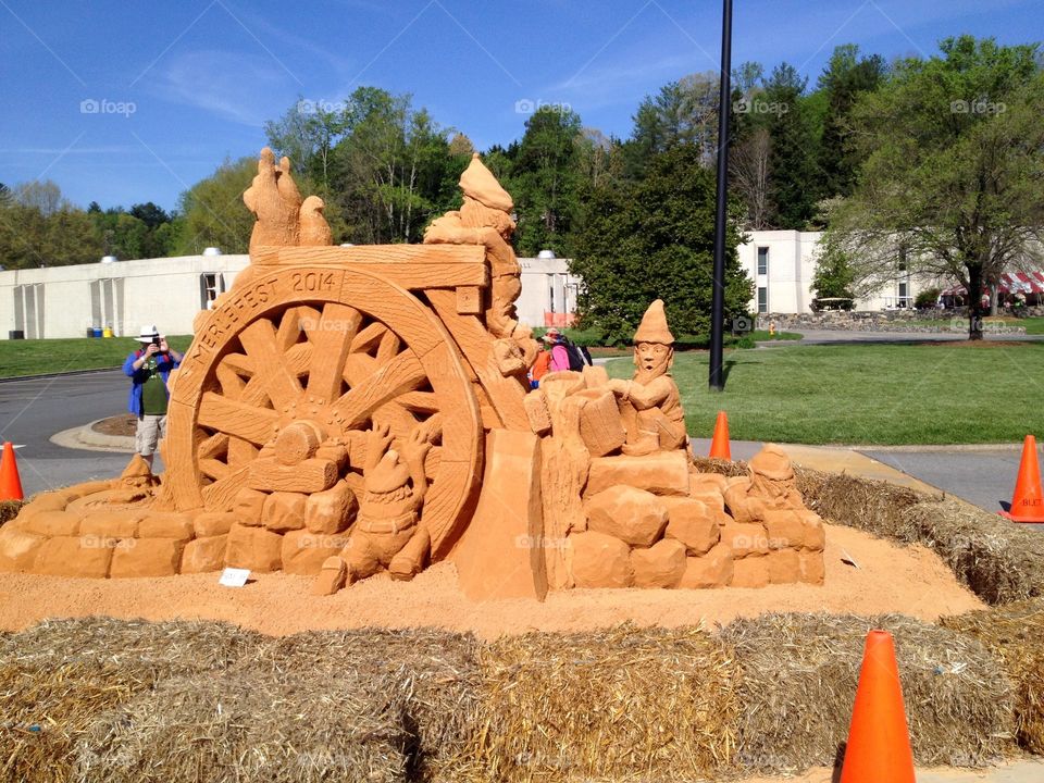 Sand Sculpture at Merlefest
